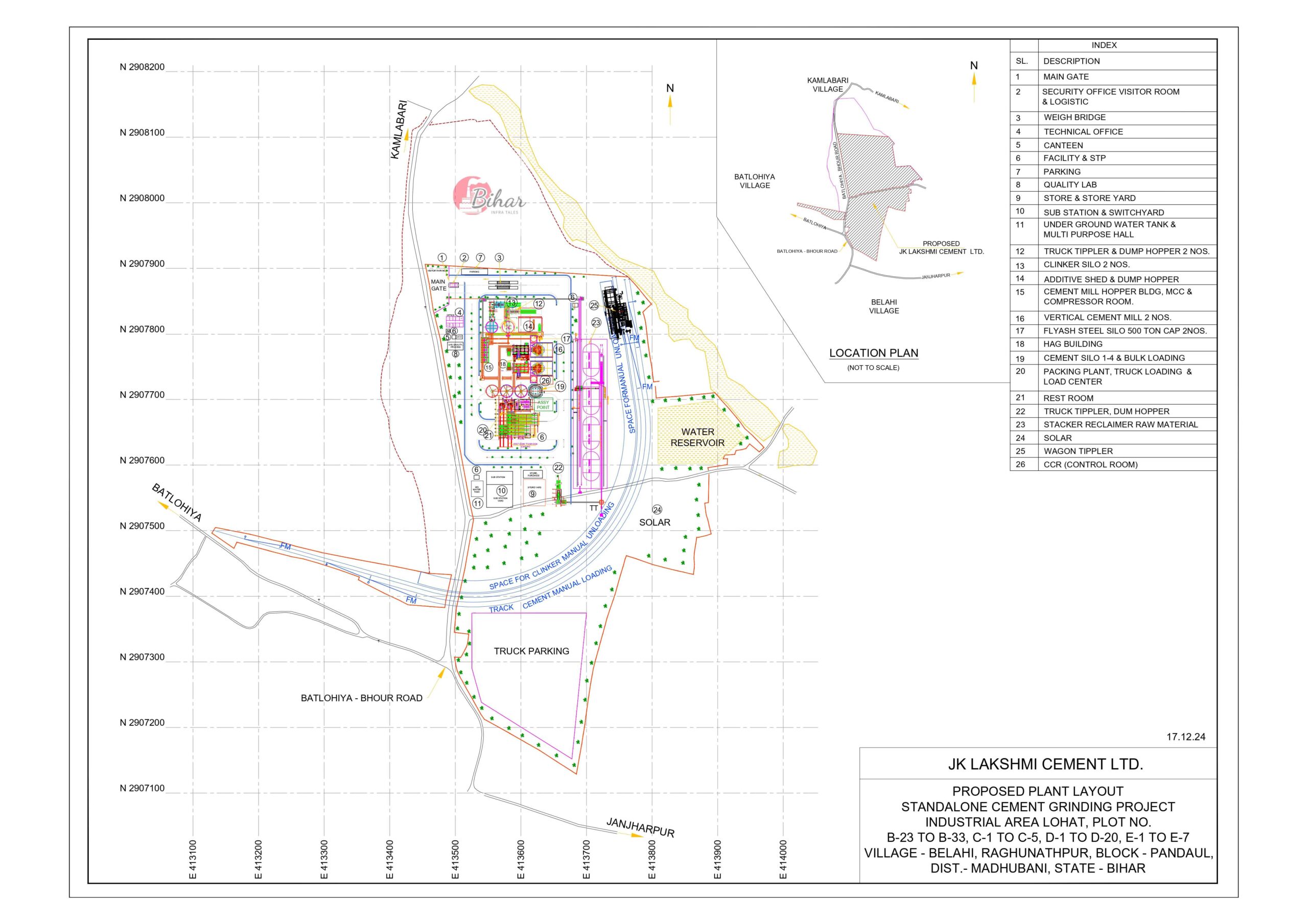 JK Lakshmi Cement Begins EC Process for 3-MTPA Grinding Unit in Madhubani
